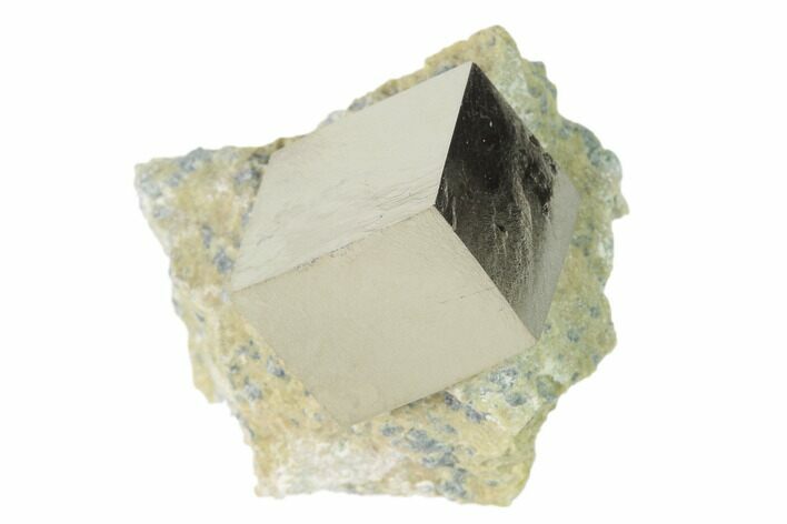 Pyrite Cube In Matrix - Navajun, Spain #136717